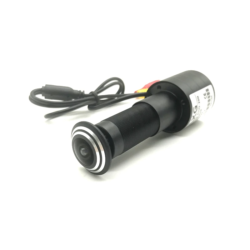 Najtaniej 1080P HD wizjer CCTV AHD Mini wideo z domu wizjer do drzwi otwór kamery SONY323 Chip 2MP gwiazdka lekki 0.001 Lux przewodowa kamera ochrony