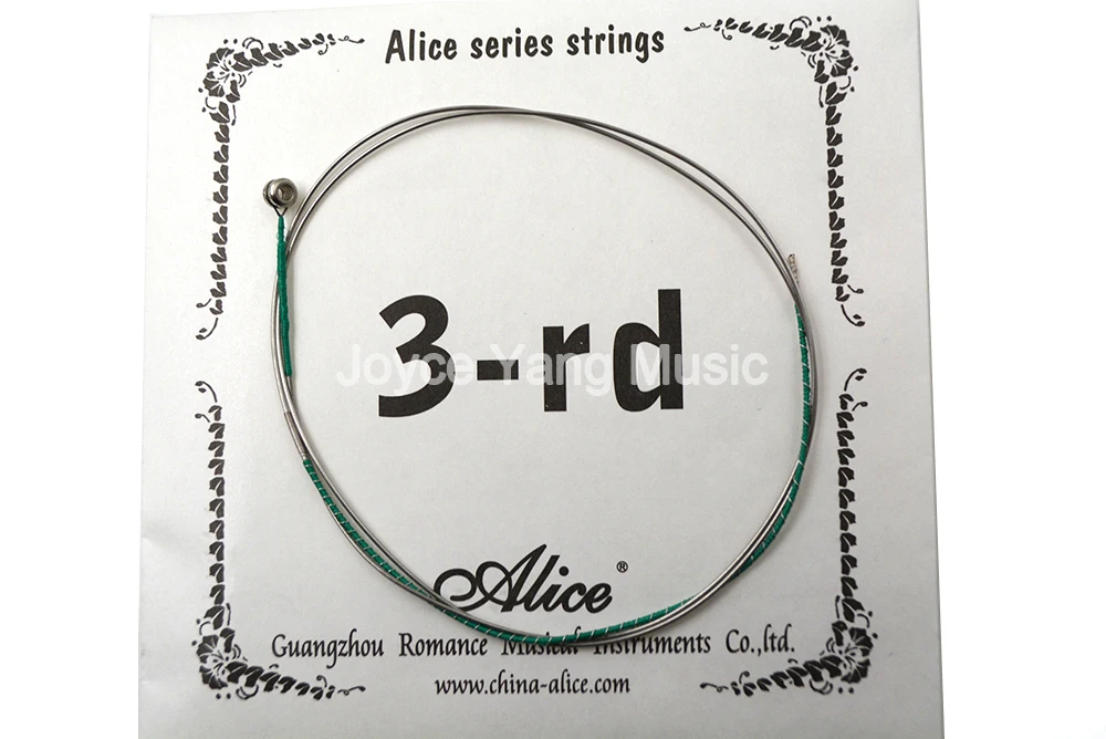 12 комплектов Alice A706 Профессиональный покрытием Сталь Плетеный Сталь Core Ni-Fe скрипичных струн 1st-4th строки Бесплатная доставка оптовых партий