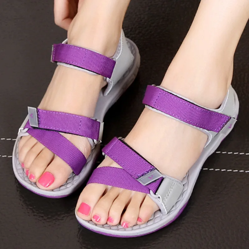 JINBEILEE Sandals Ladies Fashion Casual Breathable Lightweight Summer Roman Student Flat with Beach Shoes  outdoor sandal