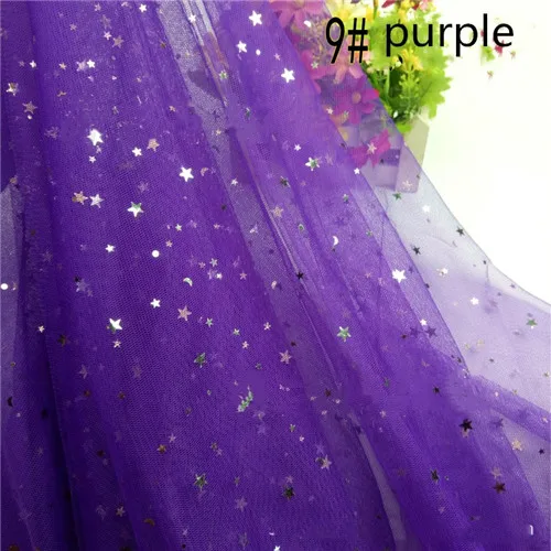 1,6*1 лет, вечернее платье с сеточкой ткань для рукоделия Baby Shower юбка-пачка Свадебные украшения для вечеринки, дня рождения швейная юбка принцессы африканская кружевная ткань - Цвет: purple silver