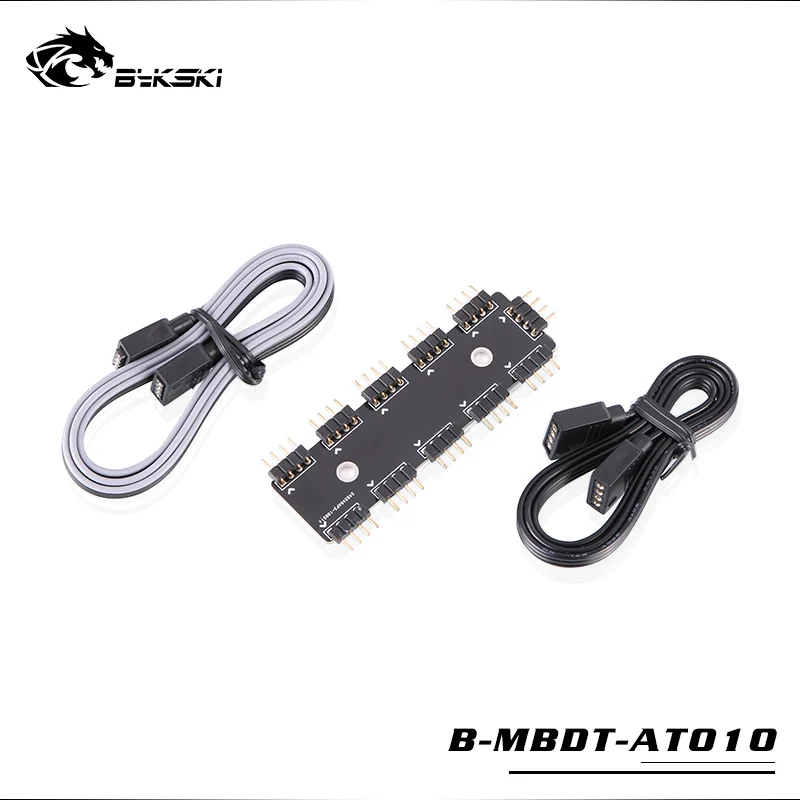 

Bykski Motherboard Aura RGB Light Hubs, 1 To 10 Hub. P/N: B-MBDT-1TO10