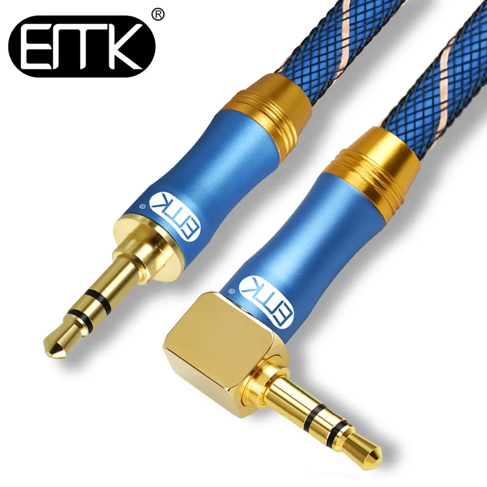 EMK 90 Degree 3.5mm AUX Cable Male to Male right angle 3.5 Jack cable Audio Cable 1.5m 2m 3m 5m for Car Headphone MP3/4 speaker EMK 90 Degree 3.5mm AUX Cable Male to Male right angle 3.5 Jack cable Audio Cable 1.5m 2m 3m 5m for Car Headphone MP3/4 speaker