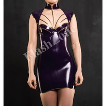 Для женщин дизайн пикантные кожи подходят фетишей платье латекса