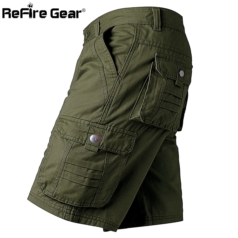 Мужские летние тактические шорты ReFire Gear Повседневные Дышащие Стрейчевые из