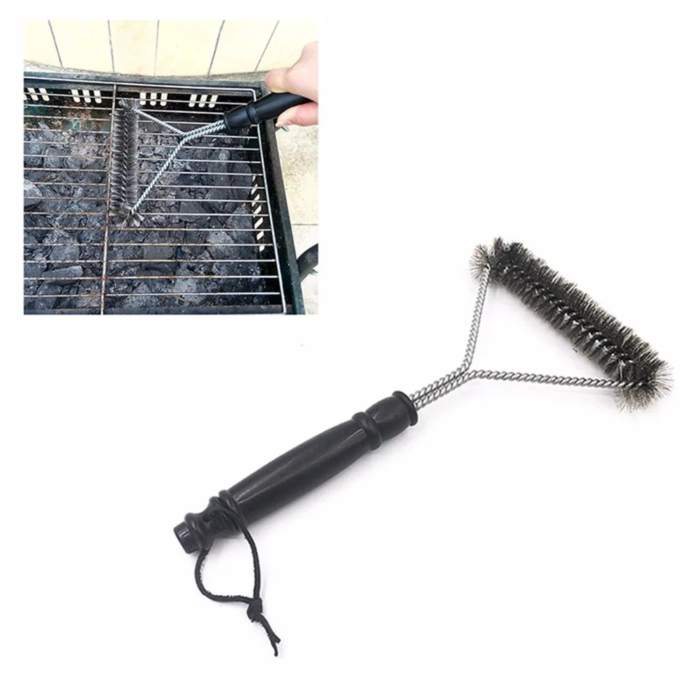Buy 12 Inch Stainless Steel BBQ Cleaning Brush Rugged