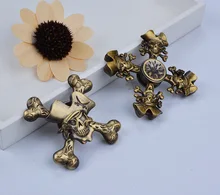 2017 Skull Pirates Fidget Spinner Hand Spinner Finger toy Handspinner Metal Alloy Fidget Toy Anti Stress