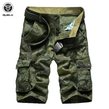 RUELK карго шорты мужские камуфляжные летние Лидер продаж хлопок повседневные мужские короткие брюки удобная брендовая одежда камуфляж мужские карго шорты