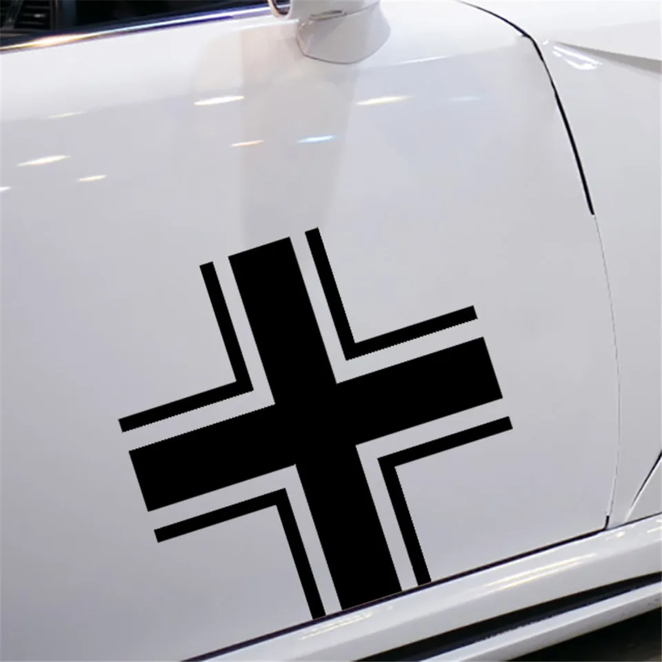 15cm15cm Luftwaffe Cross Fashion Car Sticker Decoration Vinyl Decal  (2)