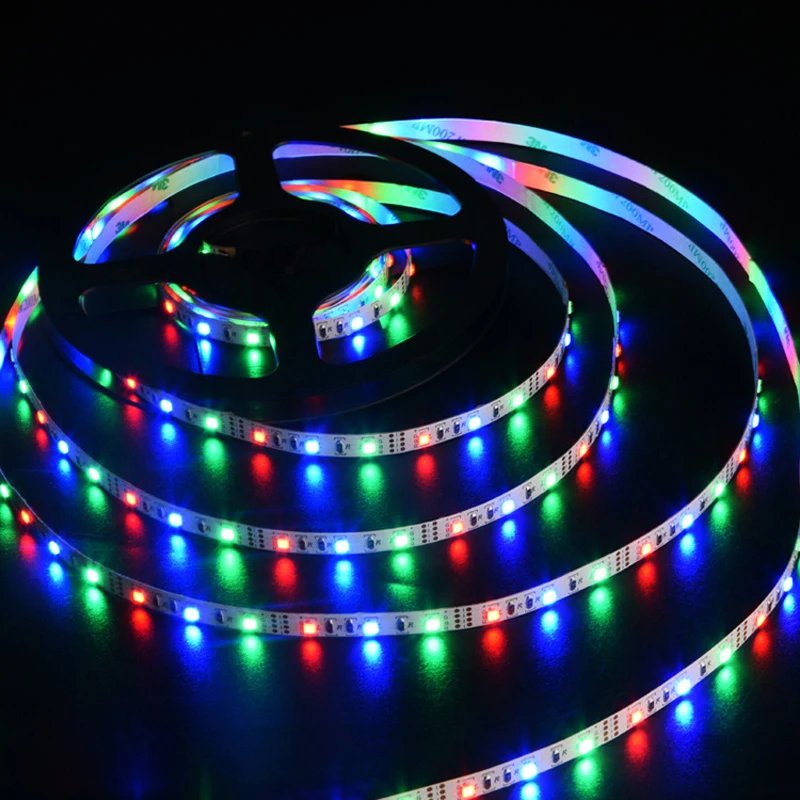 Светодиодная лента 5 В USB кабель мощный гибкий светильник RGB/белый/теплый белый 1 м