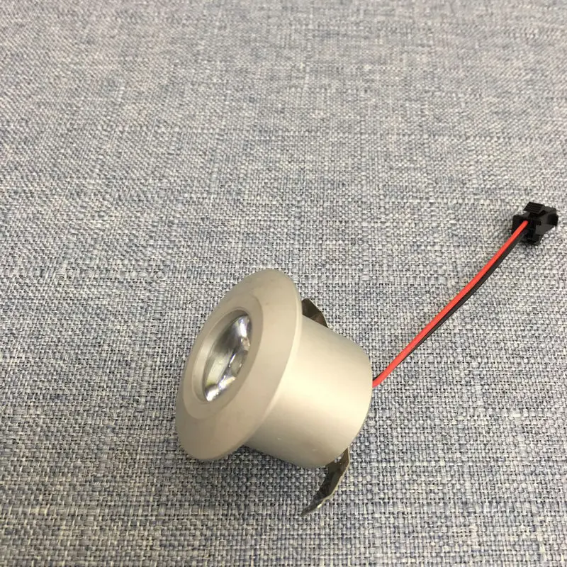 

AC85-277V 1W silver spot 10pcs Adjustable-pitch Led Down Light Energy Saving Spot Home Ceiling Downlight Mini Recessed Lamp