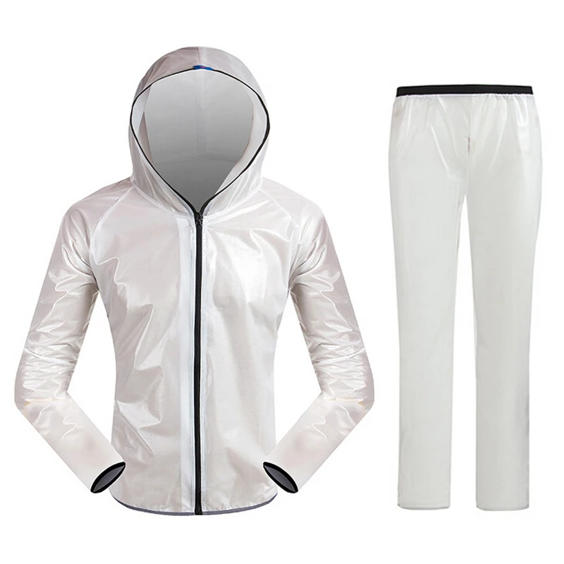 

MTB Cycling Jersey Multif Function Jacket Waterproof Windproof TPU Raincoat Bike Bicycle Cycling Suits Sets Clothes 4 Colors