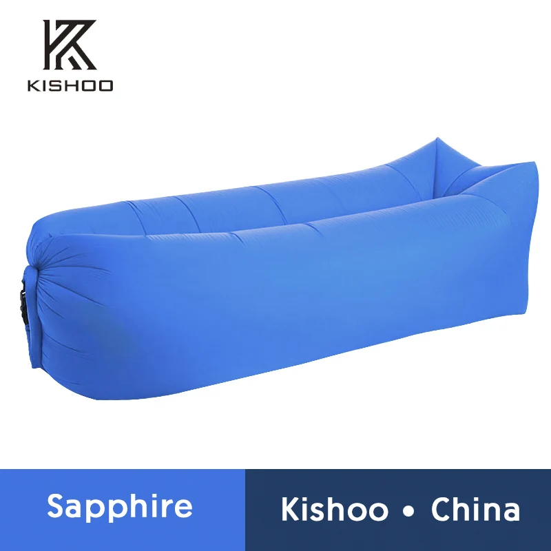 Us 11 99 Fast Folding Camping Bed Inflatable Sofa Lazy Bag Air Laybag Sleeping Lounge Chair Mattress Pad In