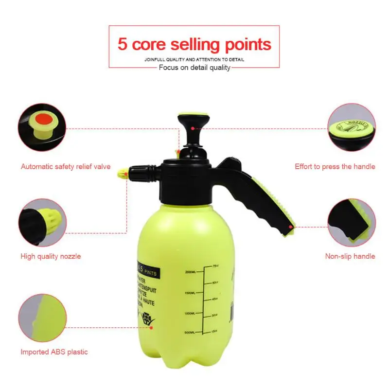 

2L/3L Hand Pressure Trigger Sprayer Bottle Garden Spray Bottle Plant Irrigation Watering Can Sprayer Adjustable Copper Nozzle He