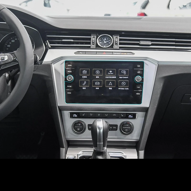 Lsrtw2017 автомобиля HD Navagation Экран закаленная пленка для Volkswagen Passat B8 вариант Tiguan - Название цвета: 2018variant 9.2 inch