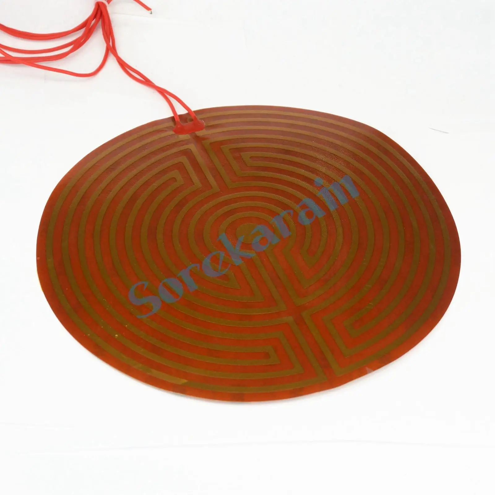 220mm 240W 24V DC Flexiable Round Eeletric Polyimide Film Heater Heating element for