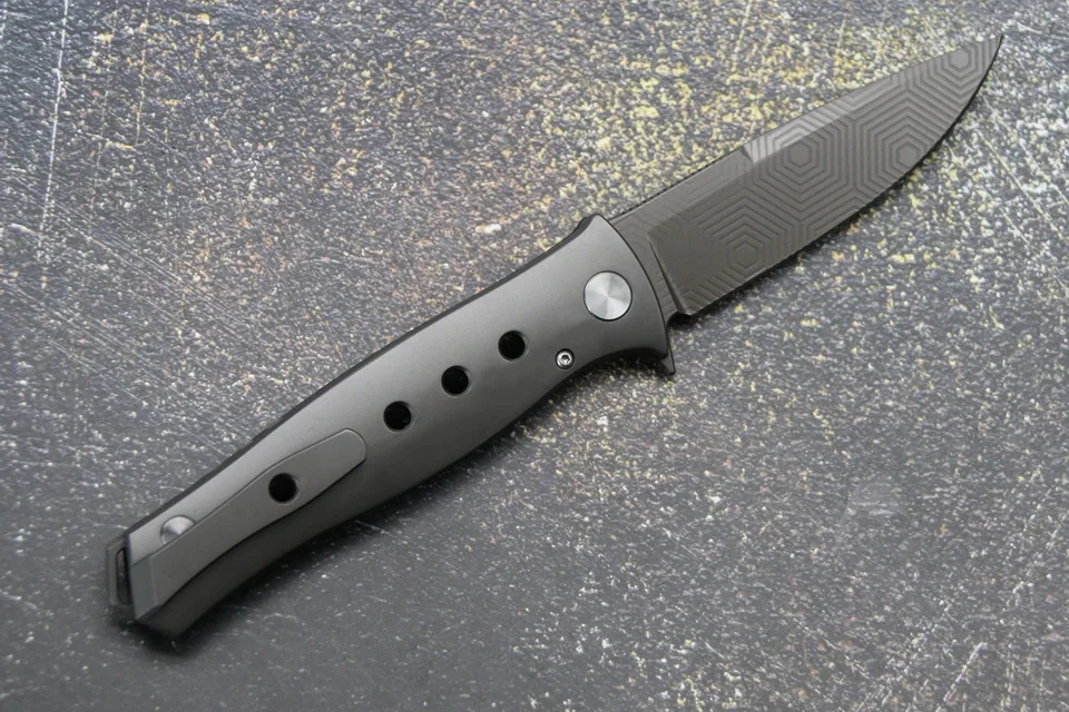 TIGEND Dr. Death Mayo несущий складной нож D2 углеродно-титановый нож с ручкой из волокна походные ножи для охоты и выживания на открытом воздухе EDC инструменты