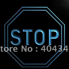 LB739-стоп знак бар Домашний Декор светодиодный неоновый свет Знак Домашний Декор ремесла