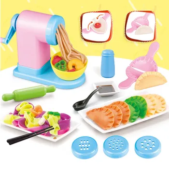 

DIY Noodle Machine Safe Nontoxic Malleable Clay Kids Role Play Educational Toys Kitchen Playdough Game girl boy birthday gift