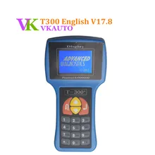 2017 T300 V17.8 Auto Key Programmer T 300 Has English or Spanish Version for Optional Free Shipping
