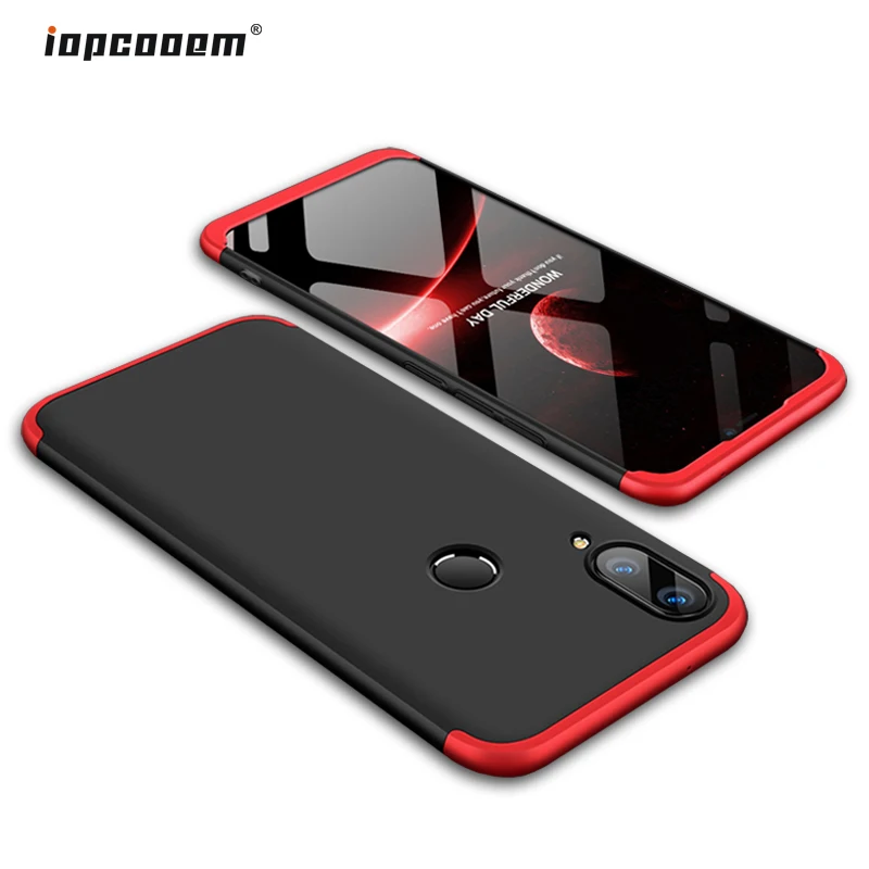 

Case For Huawei Y9 2019 Hard PC Armor Cover 360 Full Protection Phone Cases for Huawei Enjoy 9 Plus Luxury business Shell