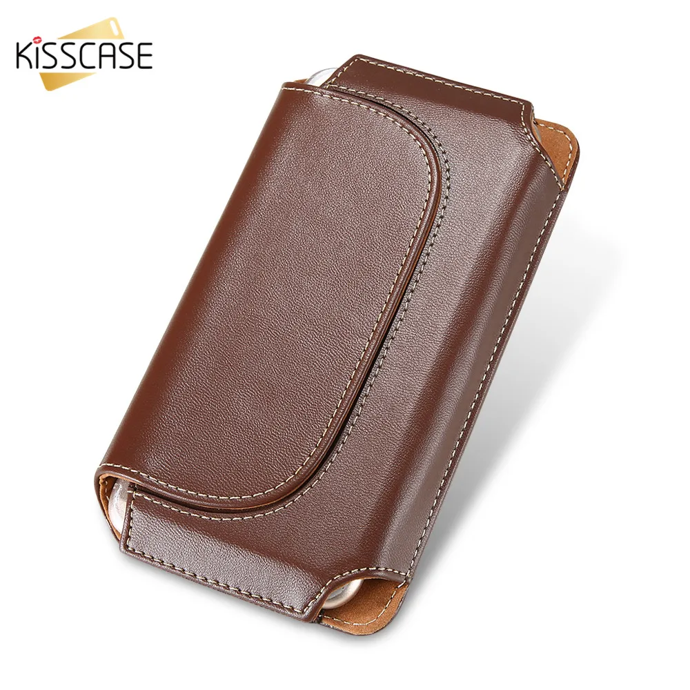 Kisscase кожаный бумажник карман для IPhone X 8 7 6 S 6 5S 5 SE телефон Портативный чехол ремень крюк чехол сумка для iphone 8 7 6 S 6 plus чехол на айфон 5s 5 For xiaomi redmi 4x чехол на айфон 7 8 6s 6 Plus