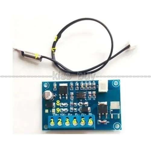 12V 24V DC Автоматический PWM PC CPU вентилятор контроль температуры регулятор скорости +