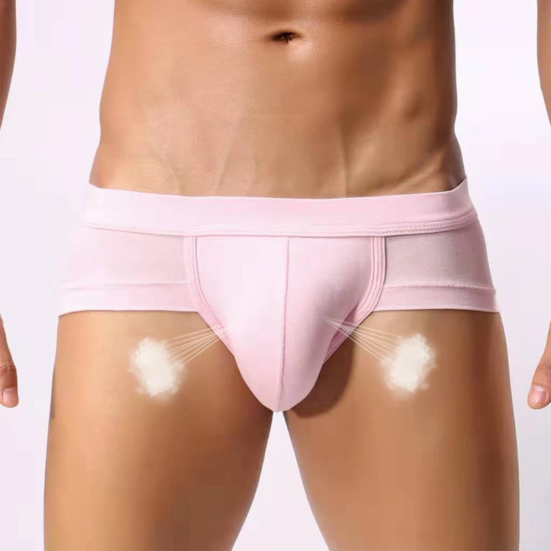 

DEWVKV Gay Underwear Sexy Men Briefs Underwear Breathable Brief Underpants Modal Comfortable Underwear Shorts Male Panties ZMQ