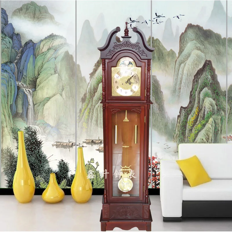 Grandfather Clock grandfather clock living room wood mechanical