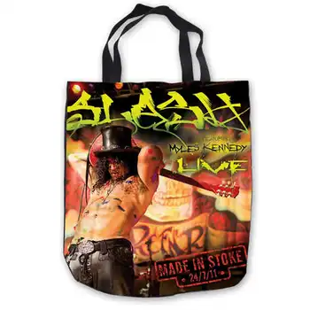 

Custom Canvas slash-guns-n-roses-logo (1) ToteBags Hand Bags Shopping Bag Casual Beach HandBags Foldable 180911-04-54