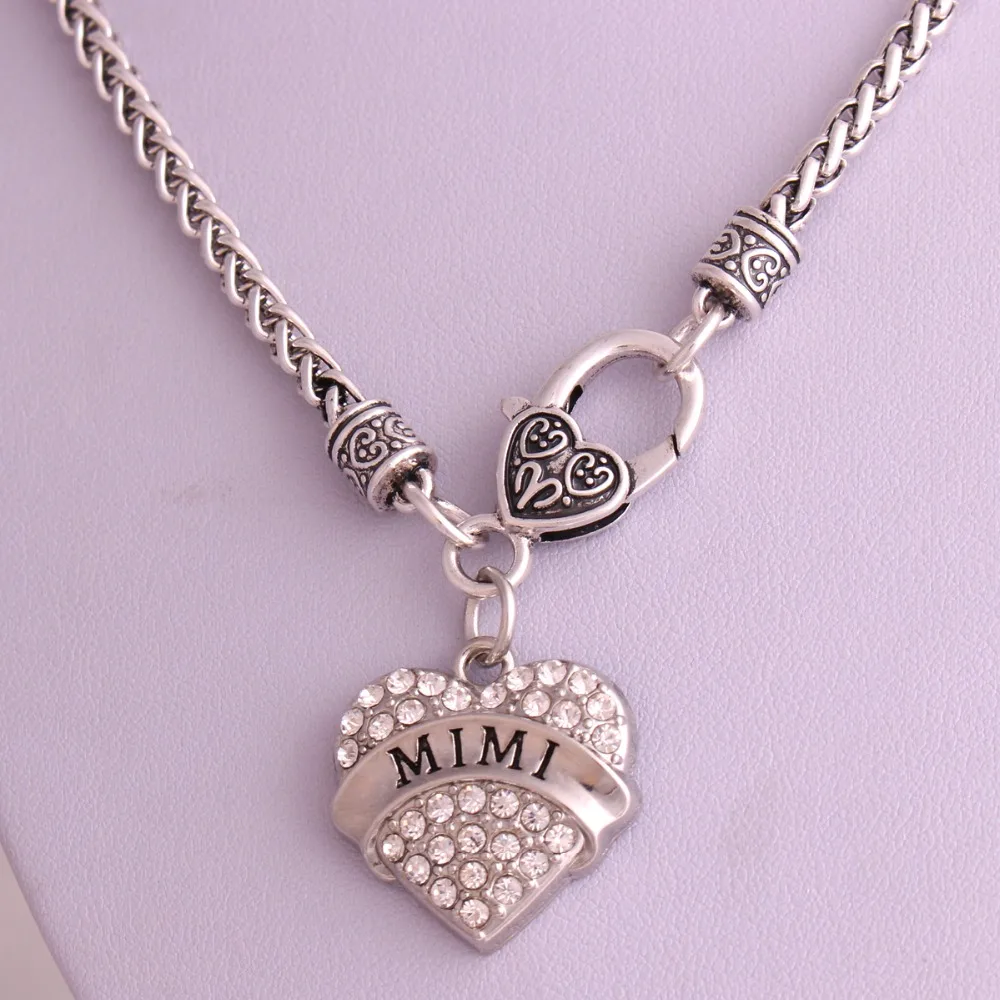 New Design Mom Gift Charm Rhinestone 