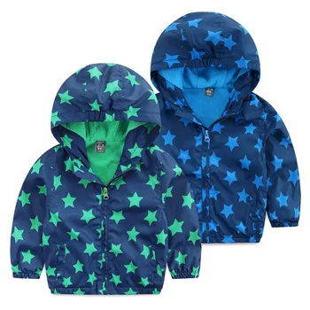 

Free shipping spring autumn child Jackets Casaco Infantil Menina Baby Boy with A Hood Child Plus Velvet Zipper Outerwear