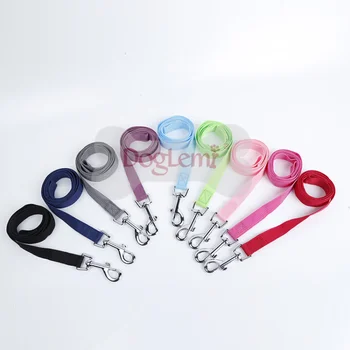 

10pcs per lot Doglemi Direct Factory Dog Pet Leash Lead 2cm*120cm 9colors Pet rope dog leash for walking