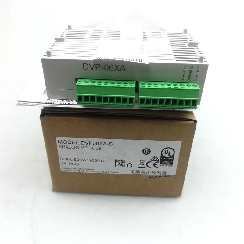 

Original and New Delta PLC Analog module DVP04AD-S DVP06AD-S DVP02DA-S DVP04DA-S DVP06XA-S DVP04AD-E2
