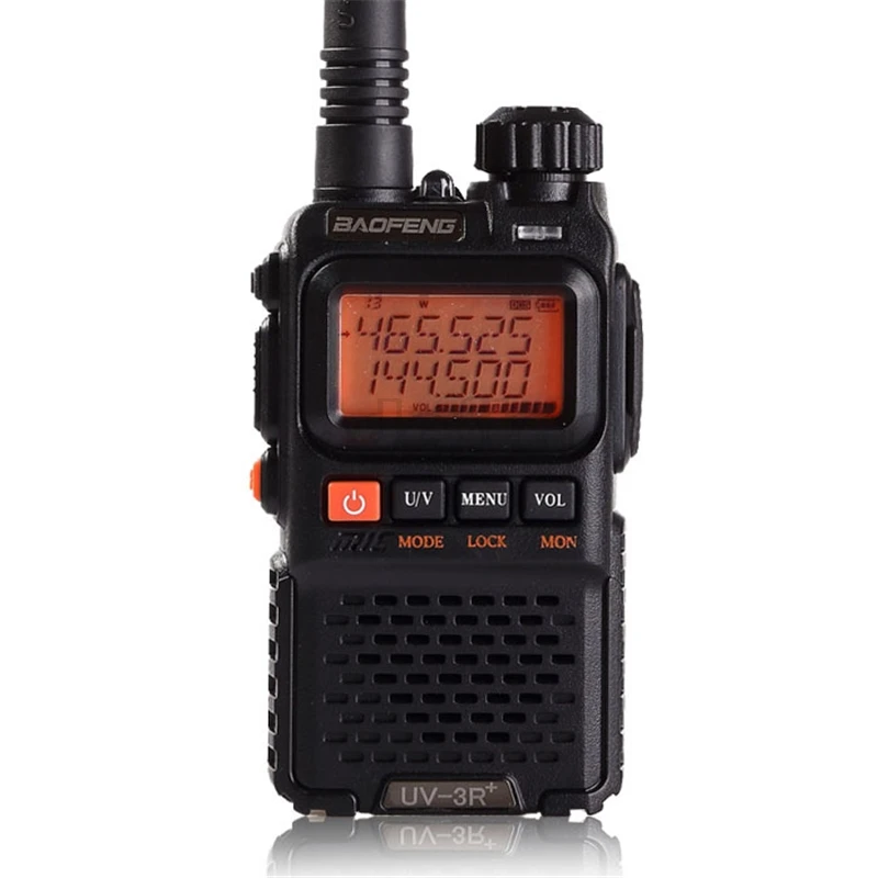 BaoFeng UV-3R Plus UV3R портативная рация, радиоприемник, VHF UHF двухдиапазонный двухсторонний радиоприемник, мини CB, FM радио, домофон