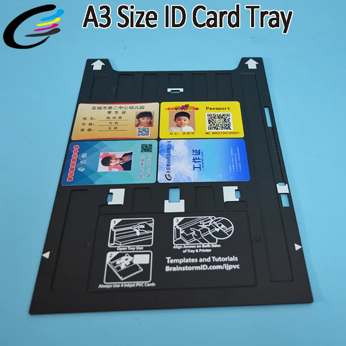 

PVC ID Card Tray Plastic Tray Inkjet Print for Epson R2000 R2880 R3000