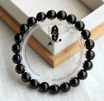 

Natural black tourmaline bracelet black tourmaline bracelet lucky evil spirits