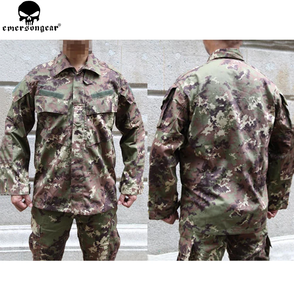 Военный Костюм EMERSONGEAR для страйкбола BDU боевой костюм Италия Vegatata тяжелая охота