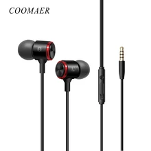 Металлические стерео басы 3,5 мм проводные наушники с микрофоном наушники-вкладыши наушники для телефона компьютера iPhone huawei Xiaomi
