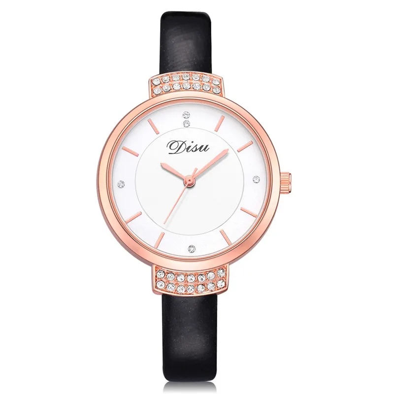 

DISU Fashion Women Quartz Wrist Watch Classic Reloj Mujer 2019 Luxury Relogio Feminino Top Brand Business Women Watch #B