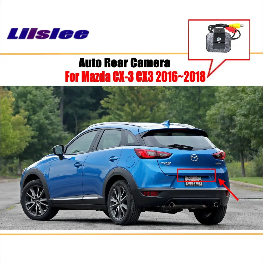 Автомобильная резервная парковочная камера для Mazda CX-3 CX3 2016 ~ 2018/камера заднего