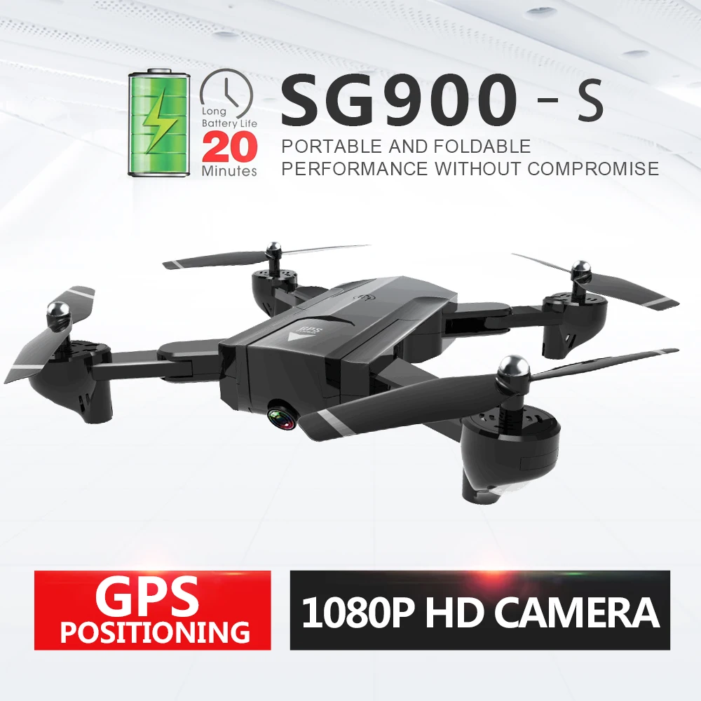 

SG900-S GPS RC Drone With Camera Altitude Hold Follow Me RC Drones with Camera HD FPV Quadcopter RC Helicopter Dron VS XS812 B5W