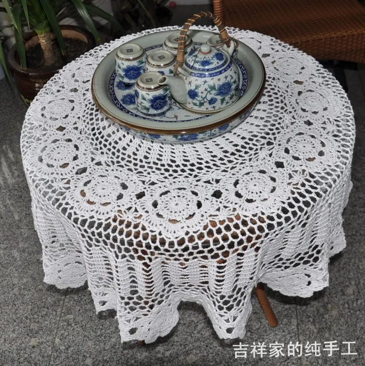 2016 New Design Crochet Lace Tablecloth Table Cover For Wedding 2016 New Design Crochet Lace Tablecloth Table Cover For Wedding Dining Decoration Cutout Flowers As Innovative Ite In Tablecloths From Home