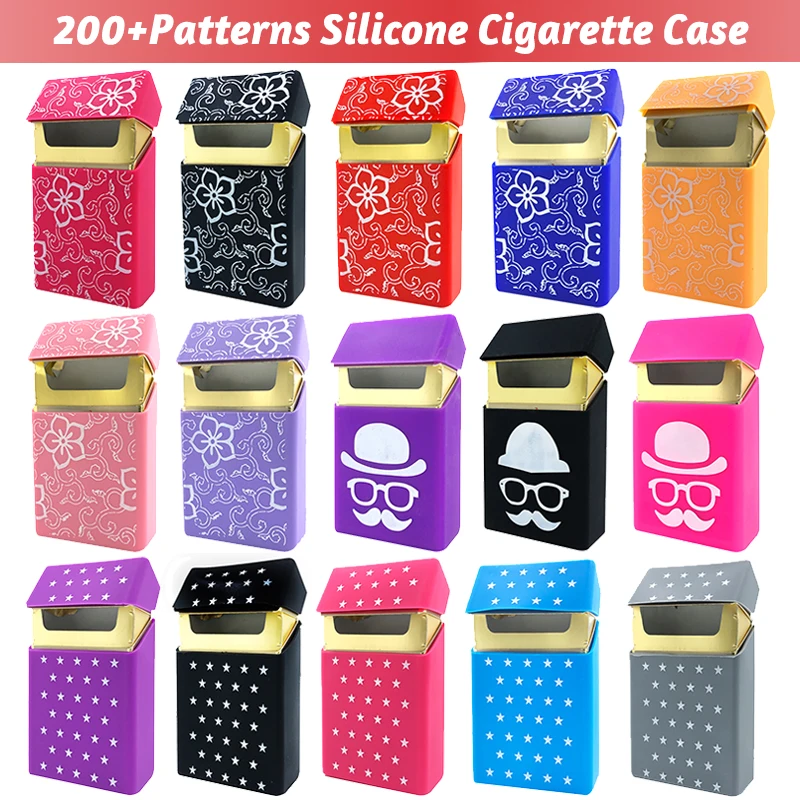 

[inFour+] Exclusive Personality Silicone Cigarette Case Fashion Cover Elastic Rubber Portable Man/Women Cigarette Box Sleeve