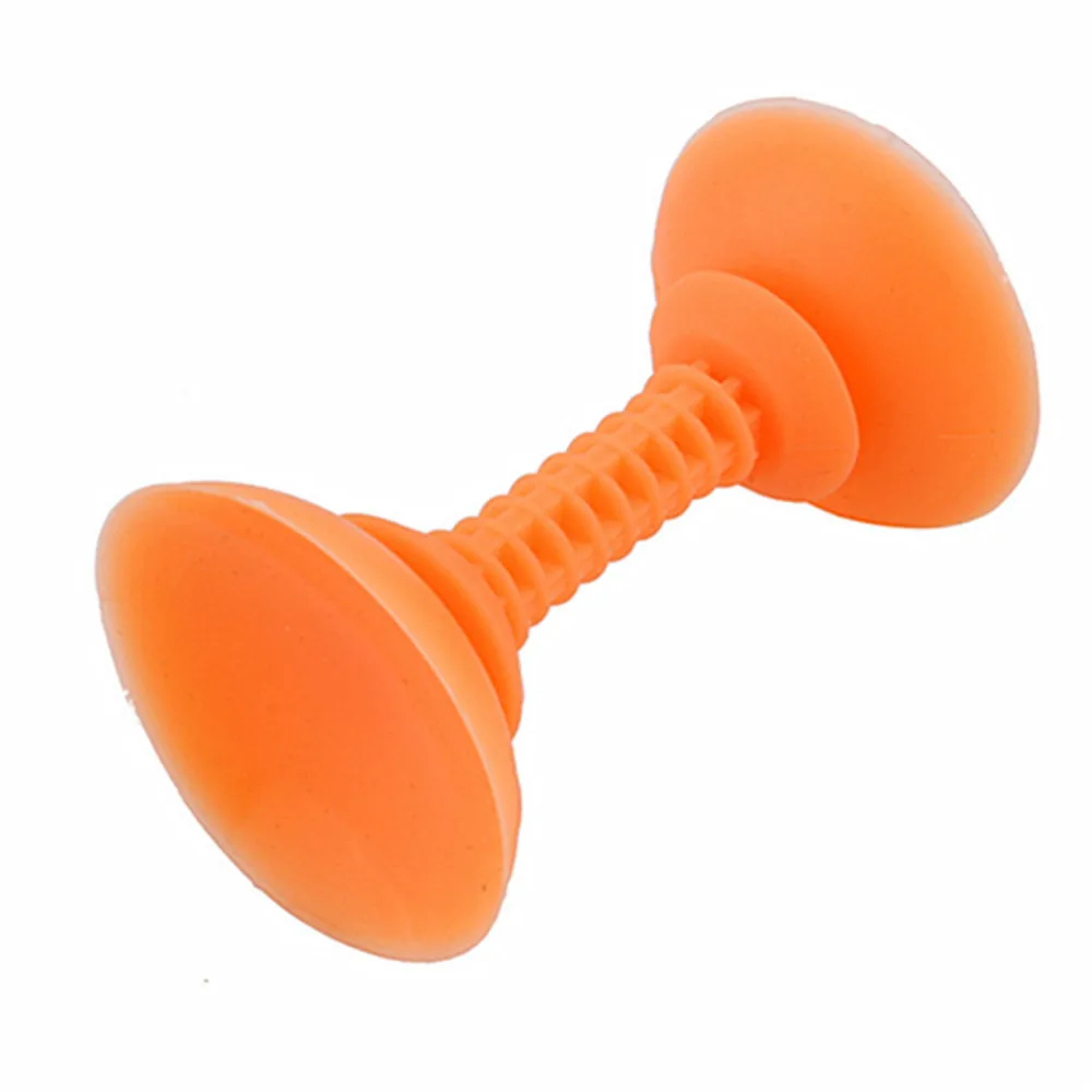 Универсальный Автомобильный кронштейн, силиконовый двухсторонний держатель на присоске, подставка на присоске для мобильного телефона, держатель e, Прямая поставка/0,6 - Цвет: Orange