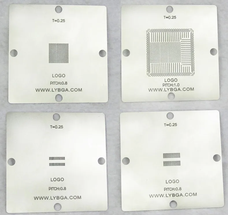 Best combination 90mm * 90mm PS4 stencil CXD90025G, CXD90026G, K4G41325FC GDDR5 RAM, K4B2G1646E DDR3 SDRAM for BGA repair