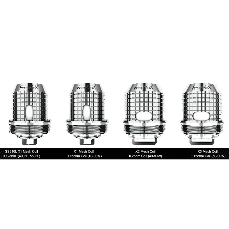 50 шт./лот) Freemax Твистер сменная спиральная электронная сигарета S316L X1 0.12ohm 0.15ohm/X2 0.2ohm/X3 0.2ohm сетки для Fireluke