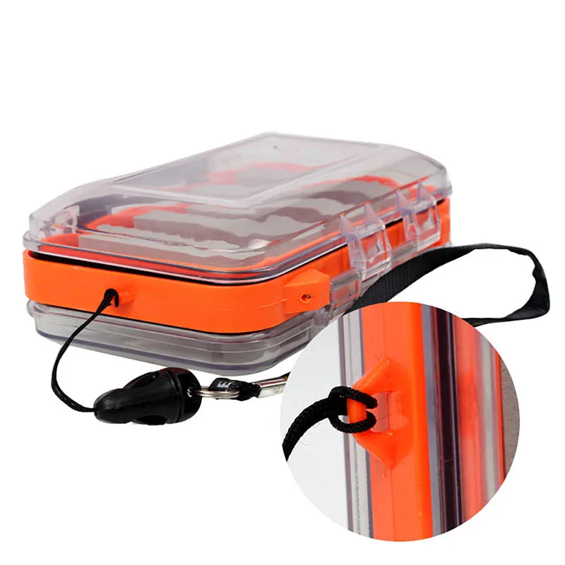 2018 Fishing Boxes Plastic FLY BOX Tackle Case Box 4.3 x 2.75 x1.2