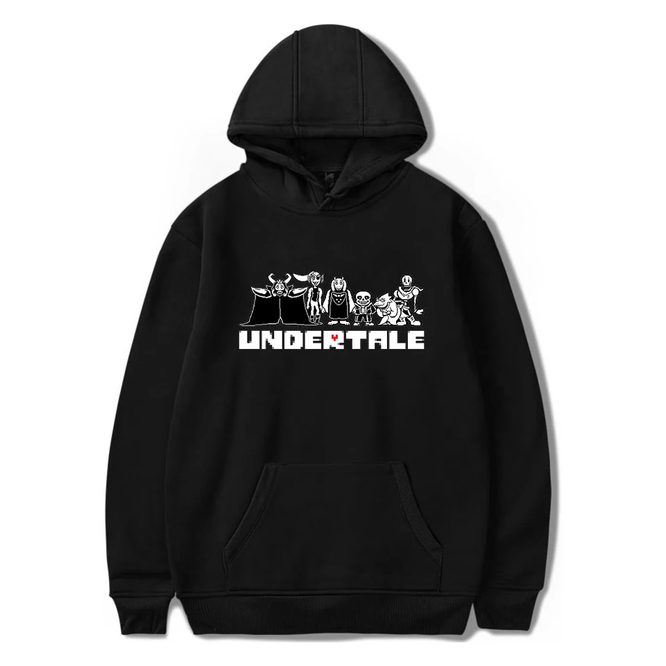 Новая мода Undertale толстовка с капюшоном для мужчин/женщин Модный повседневный Уличная пуловер с капюшоном принт Undertale мужские s толстовки Одежда