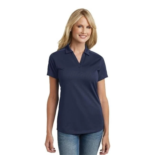 Port Authority L569 Ladies Diamond Jacquard Polo True Navy - 4XL