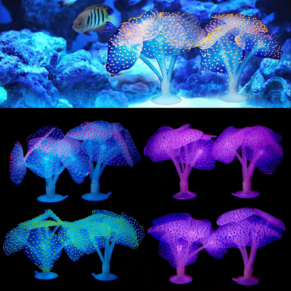Аквариум орнамент аквариум аквариумные коралловые украшения аквариума искусственный Коралл морской анемон аквариум D30